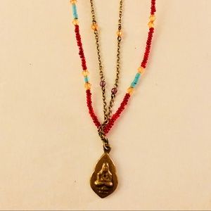 Handcrafted necklace.